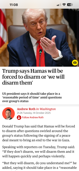 Hamas are primitive thugs