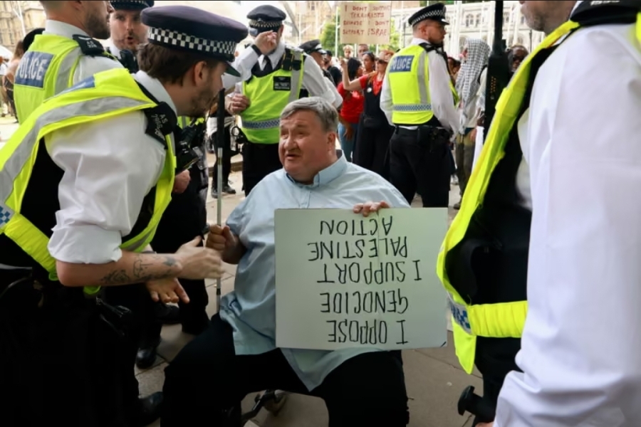 Nearly 500 arrested for support for Palestinian Action Group a proscribed terrorist organisation
