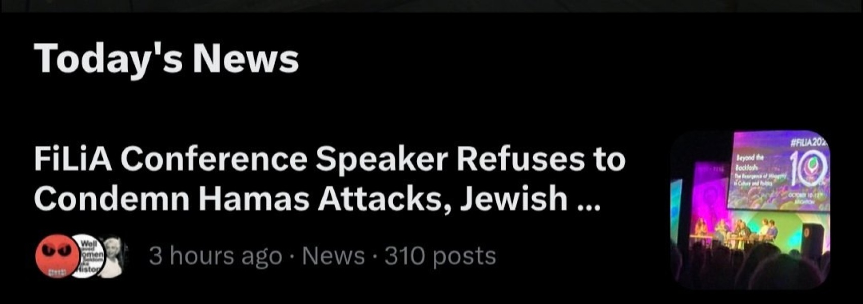 Sian Berry & the attack on FILA conference