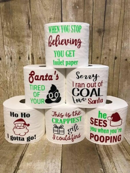 To be annoyed that DS has "gifted us" over 1000 toilet rolls