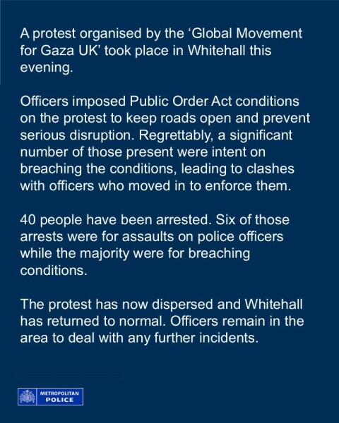 Please no pro Palestine marches tomorrow