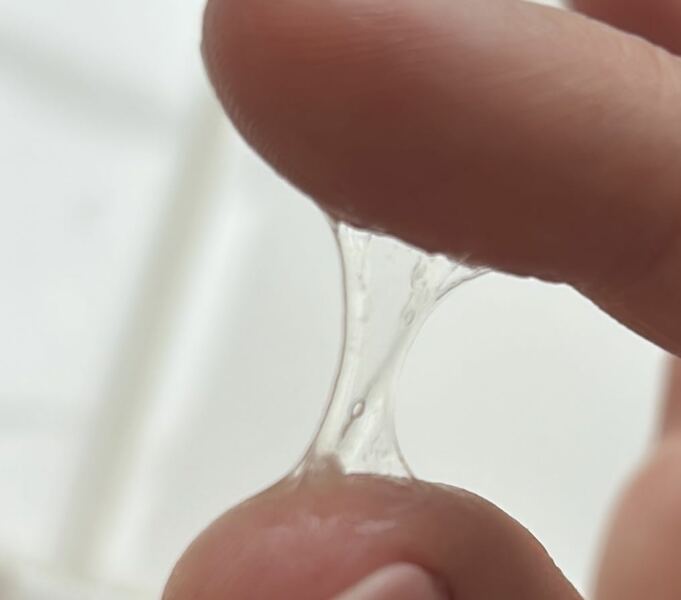 Is this fertile cervical mucus im confused as ovulation strip test is negative ?