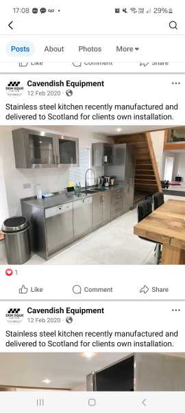 Cavendish Equipment stainless steel kitchen