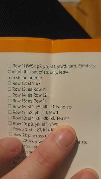 Knitting pattern decoding help