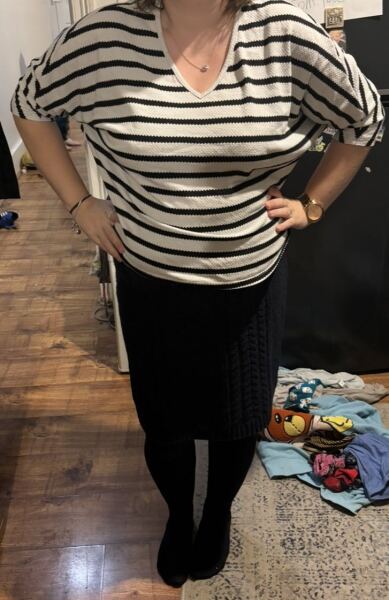 To ask if I look frumpy