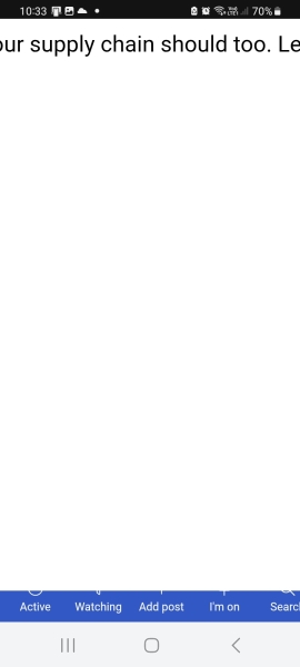 Zoomed advert filling screen