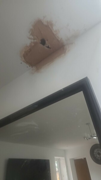 Ceiling hole repair advice