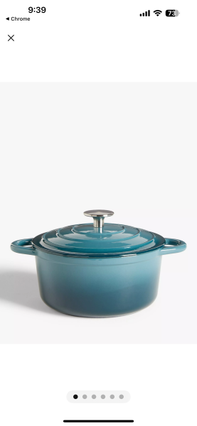 To put pans on the table