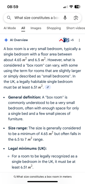 Show me your cosy box rooms