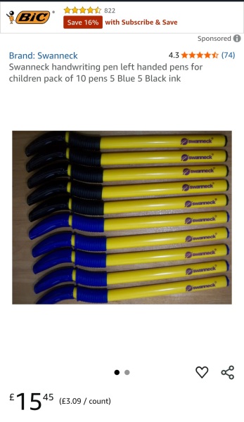 Black Visio pen by maped or black yoro pen… needed to write in GCSEs