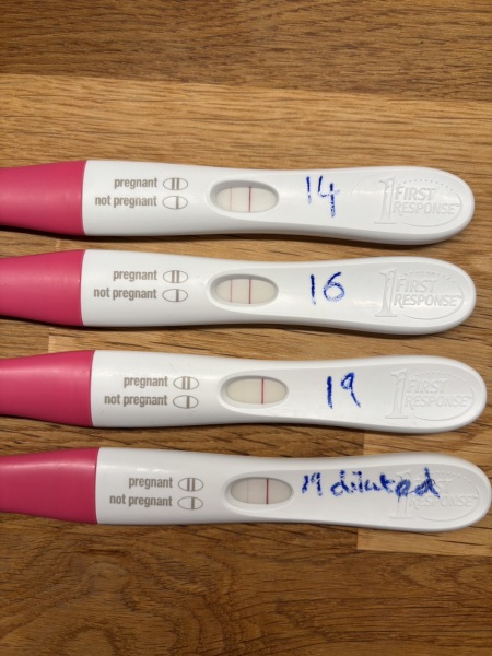 Line stronger when diluted - chemical?