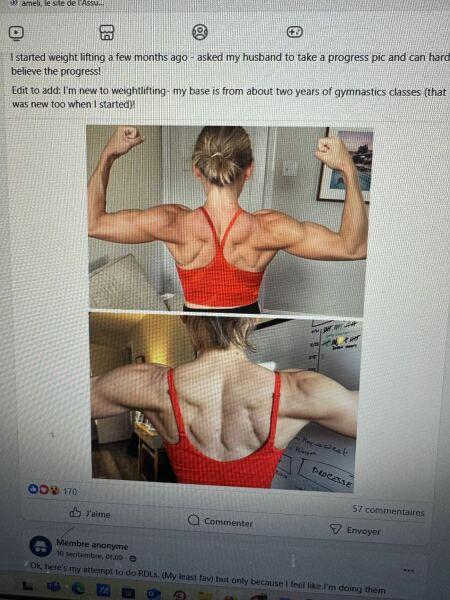 Lifting with Caroline Girvan- keeping it real and having a laugh along the way!