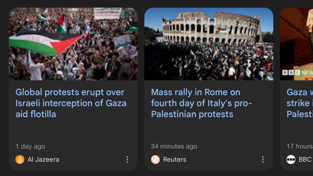 Please continue to protest!