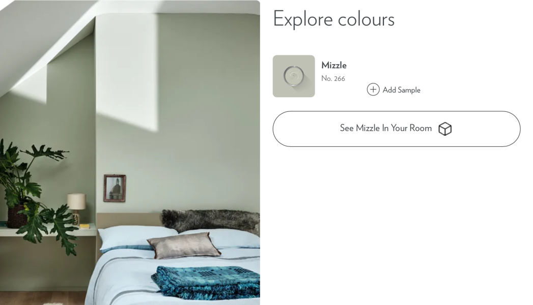 Green bedroom, light carpet?