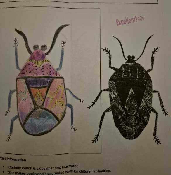 Can anyone help with DD's art homework?
