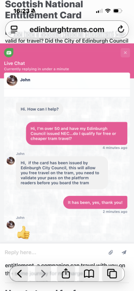 Saltire card (young scot)