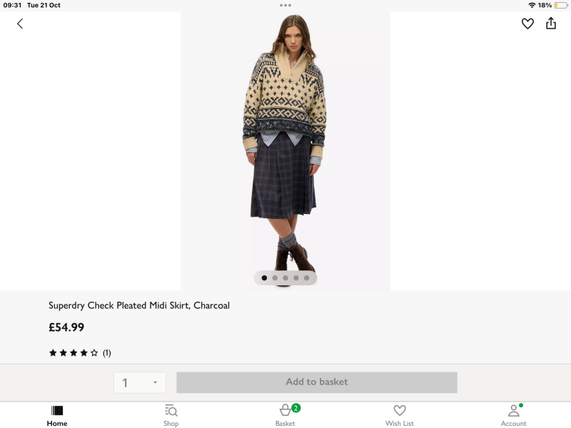 This skirt in a different colour?