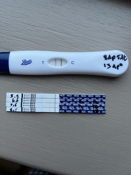 IVF 6dp5dt - possibly positive (or trigger?)