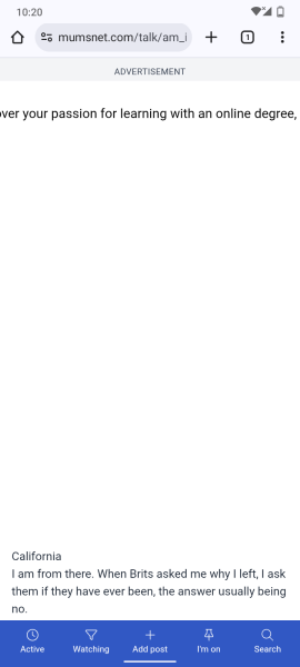 Ads covering whole page.