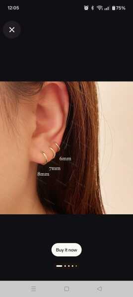 Flat backed earrings suggestions for sensitive ears