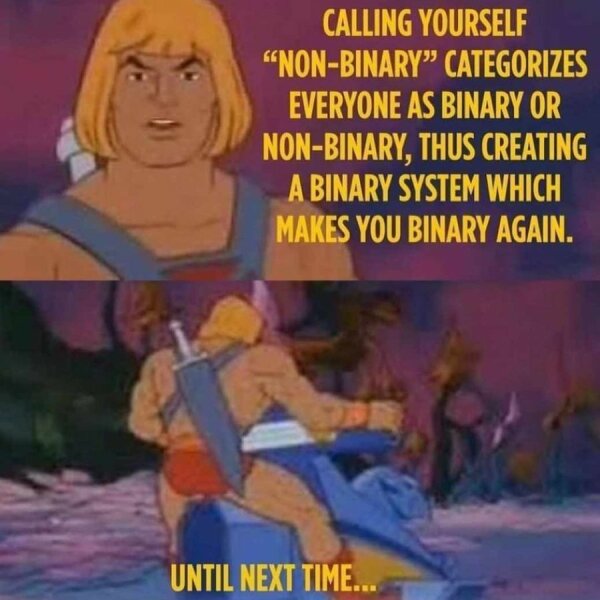 To wonder if the rise in gender confusion is due to