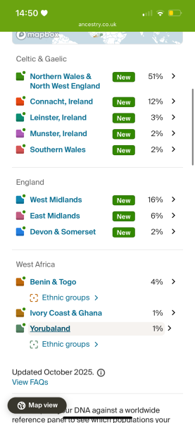 Got my ancestry results today