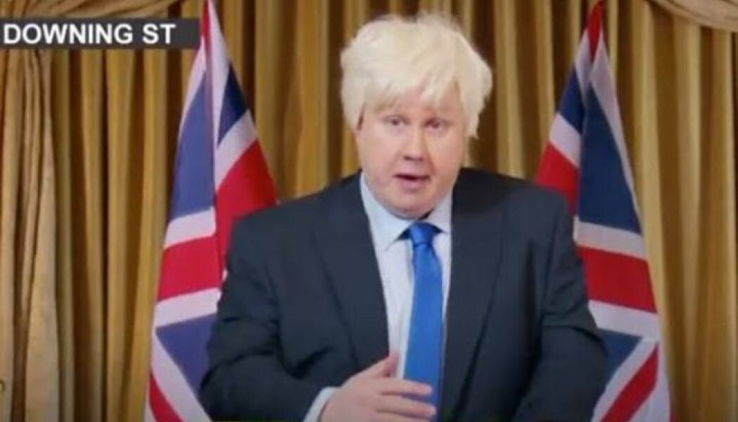 Has Boris Johnson lost an ear (or part of an ear)?
