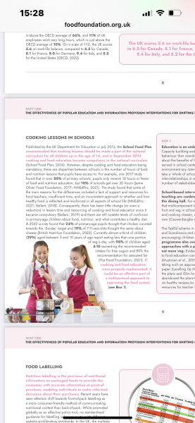 School cooking lessons