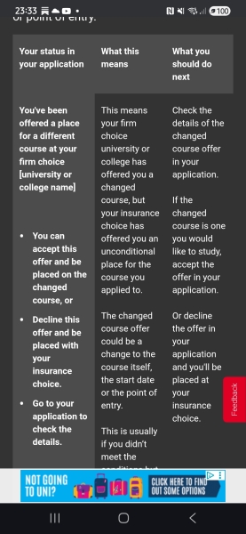UCAS dual offer - do you get a choice between lower offer and insurance on results day?