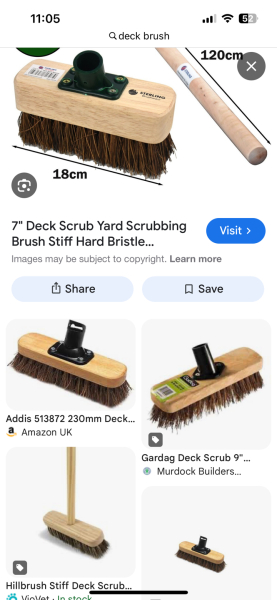 Mop for rough slate floor