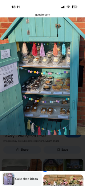 Are Cake Sheds a thing in your town?