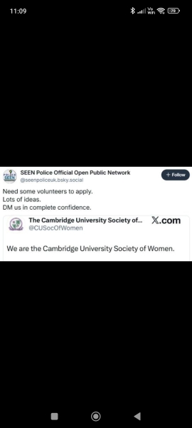 New female single sex student society launched at Cambridge university