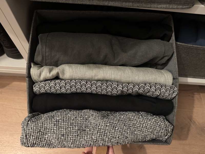 How would you arrange this wardrobe?