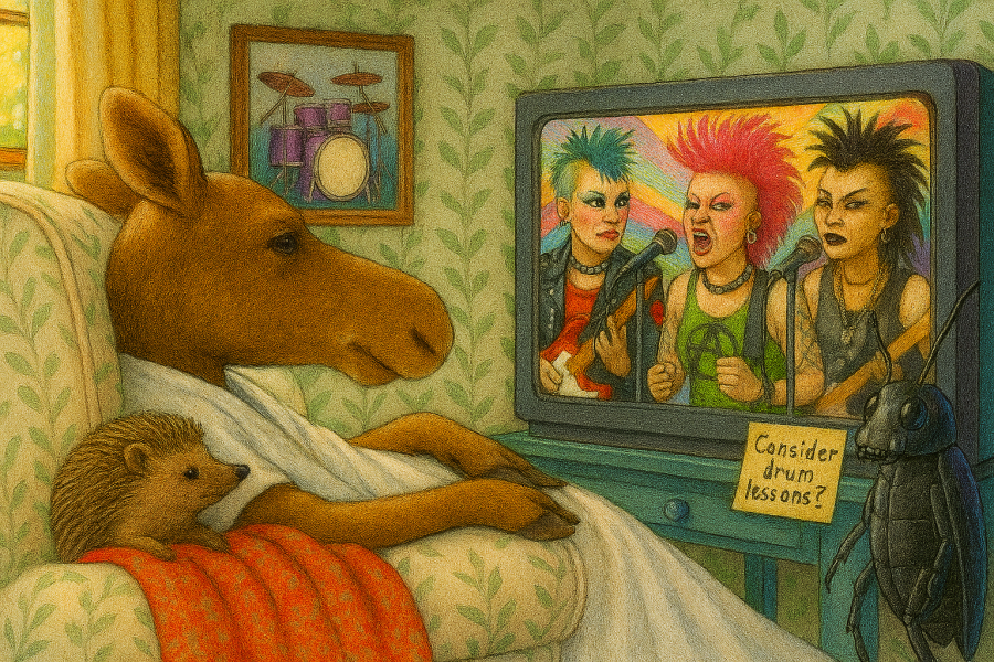 The Bluestocking, where the short days shorten and the oaks are brown