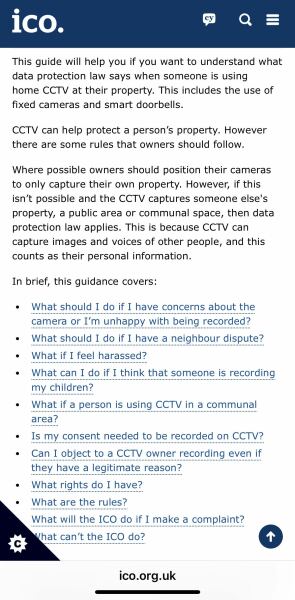 private CCTV public land