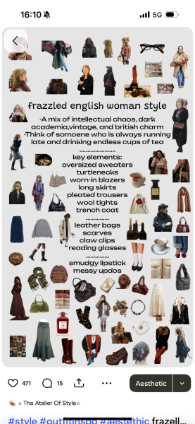 Frazzled Englishwoman…