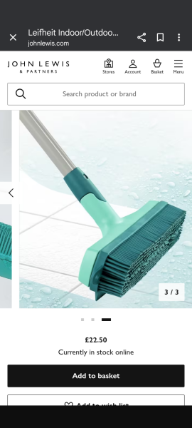 Mop for rough slate floor