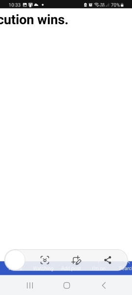 Zoomed advert filling screen