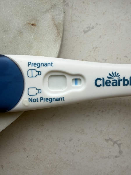 Evap/indent or very faint positive ?