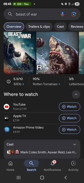 To love a shark film