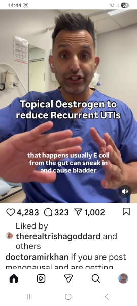 To ask for advice on UTIs?