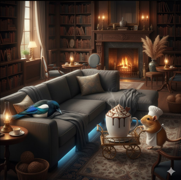 The Bluestocking, where Maud reigns supreme...