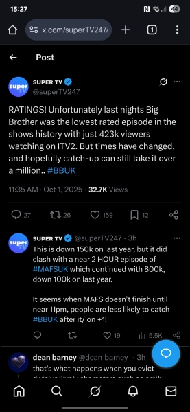 Big Brother UK - third series on ITV2 - starts on Sun 28th Sep at 9PM