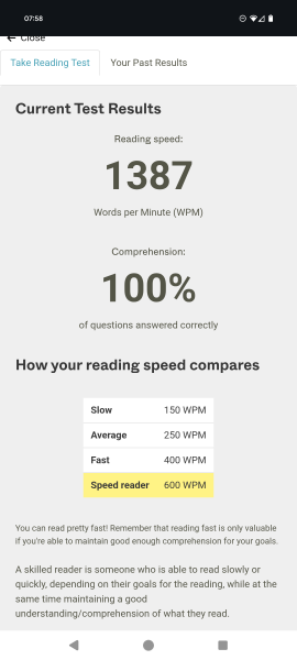 My child can read really quickly. Is this normal?