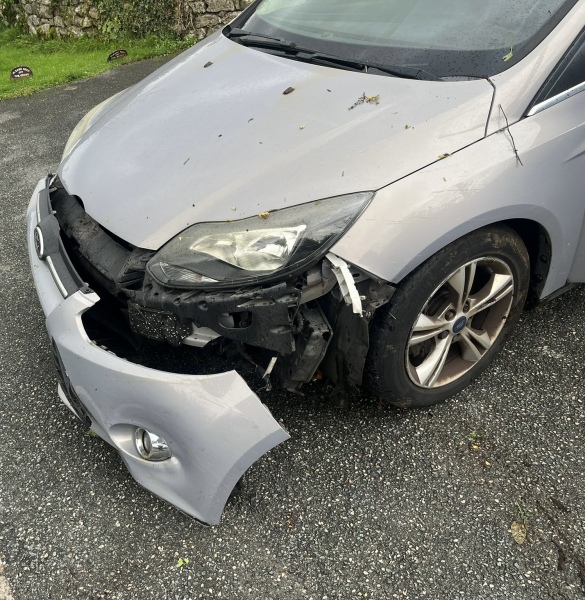 Car accident yesterday evening