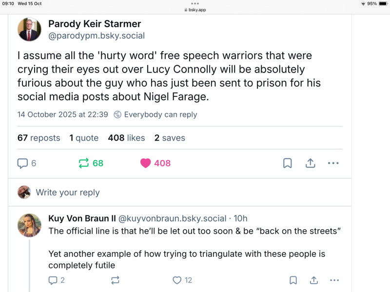 Thread 35 Starmer: Old and smelling of roses