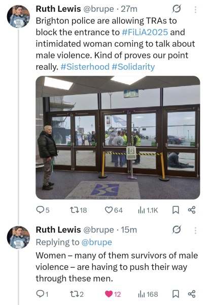 Men violently preventing women from congregating, communicating and networking, is what the Taliban do. Why is it happening in the UK?