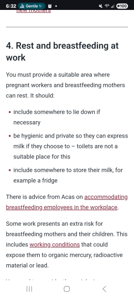 Breastfeeding rights at work - please clarify for me please! I start in 3 days!