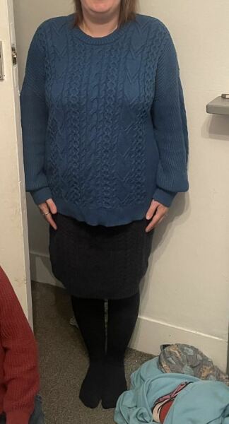 To ask if I look frumpy