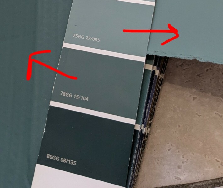 Colour matching with Zinsser perma white bathroom paint